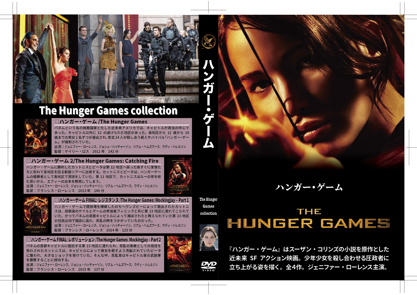 定番から日本未入荷 ハンガーゲーム全4作品 DVDセット econet.bi